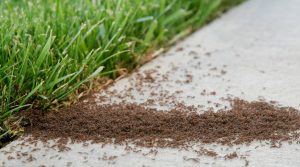 colony of ants in backyard